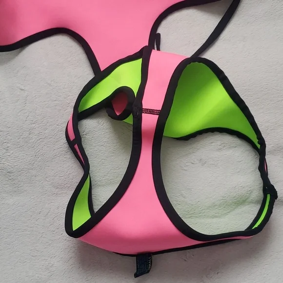 INDAH , REVERSIBLE NEOPRENE ONE-PIECE BIKINI SIZE XS / S - Picture 8 of 10